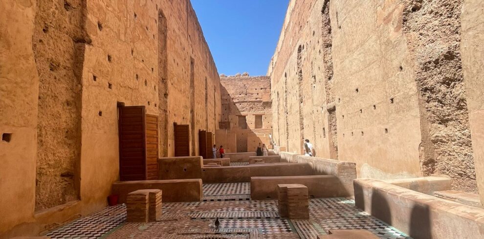 9 Days Morocco Tour,Casablanca: Hassan II Mosque in Casablanca – starting point of a 9 Days Morocco Tour from Casablanca to Marrakech. Rabat: Historic Kasbah of the Udayas in Rabat during a 9 Days Morocco Private Tour. Chefchaouen: Blue streets of Chefchaouen, the Blue City, featured in a 9 Days Morocco Tour itinerary. Fes: Ancient medina of Fes with traditional souks on a Morocco 9 Days Private Tour. Sahara Desert (Merzouga): Camel trekking in the Sahara Desert with overnight Berber camp on a 9 Days Morocco Tour. Todra Gorge: Scenic Todra Gorge landscapes included in a 9 Days Morocco Private Tour. Ait Benhaddou: UNESCO World Heritage ksar of Ait Benhaddou on the route from Casablanca to Marrakech in 9 days. Marrakech: Colorful souks and UNESCO-listed medina of Marrakech – final stop on a 9 Days Morocco Tour.