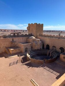 6 Day Desert Itinerary from Marrakech/Day 1 Dades Valley monkey fingers rock formations Morocco Camel trek at sunset in Erg Chebbi dunes Merzouga Todra Gorge cliffs Morocco desert itinerary Traditional Berber desert camp under stars Merzouga Ait Benhaddou UNESCO ksar Morocco desert tour Panoramic view of Draa Valley palm groves near Zagora 4x4 jeep tour on the dunes of Erg Chebbi Sahara Map of 6 day desert itinerary from Marrakech Morocco