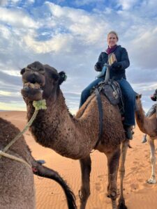7 Days Marrakech Desert Tour/Camel caravan at sunset on Erg Chebbi dunes during a 7 day Marrakech desert tour//Exploring the ancient Ait Ben Haddou kasbah on a 7 day Morocco desert tour/Luxury Sahara desert camp under stars on a Morocco 7 day tour/Hiking in Todra Gorge on a 7 day desert tour from Marrakech
