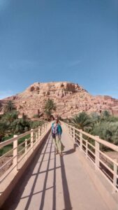 Morocco 5 Day From Marrakech Tour,Panoramic view of Ait Ben Haddou Kasbah on a Morocco 5 day from Marrakech tour.