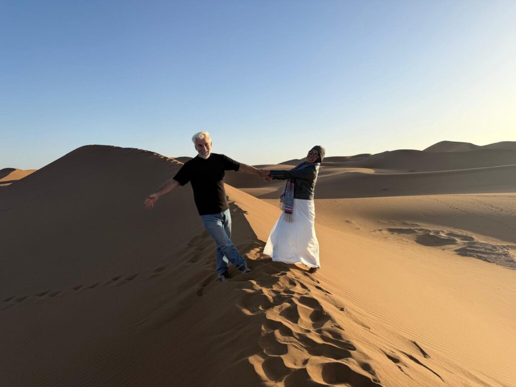 Camel trek Sahara Desert Merzouga luxury camp