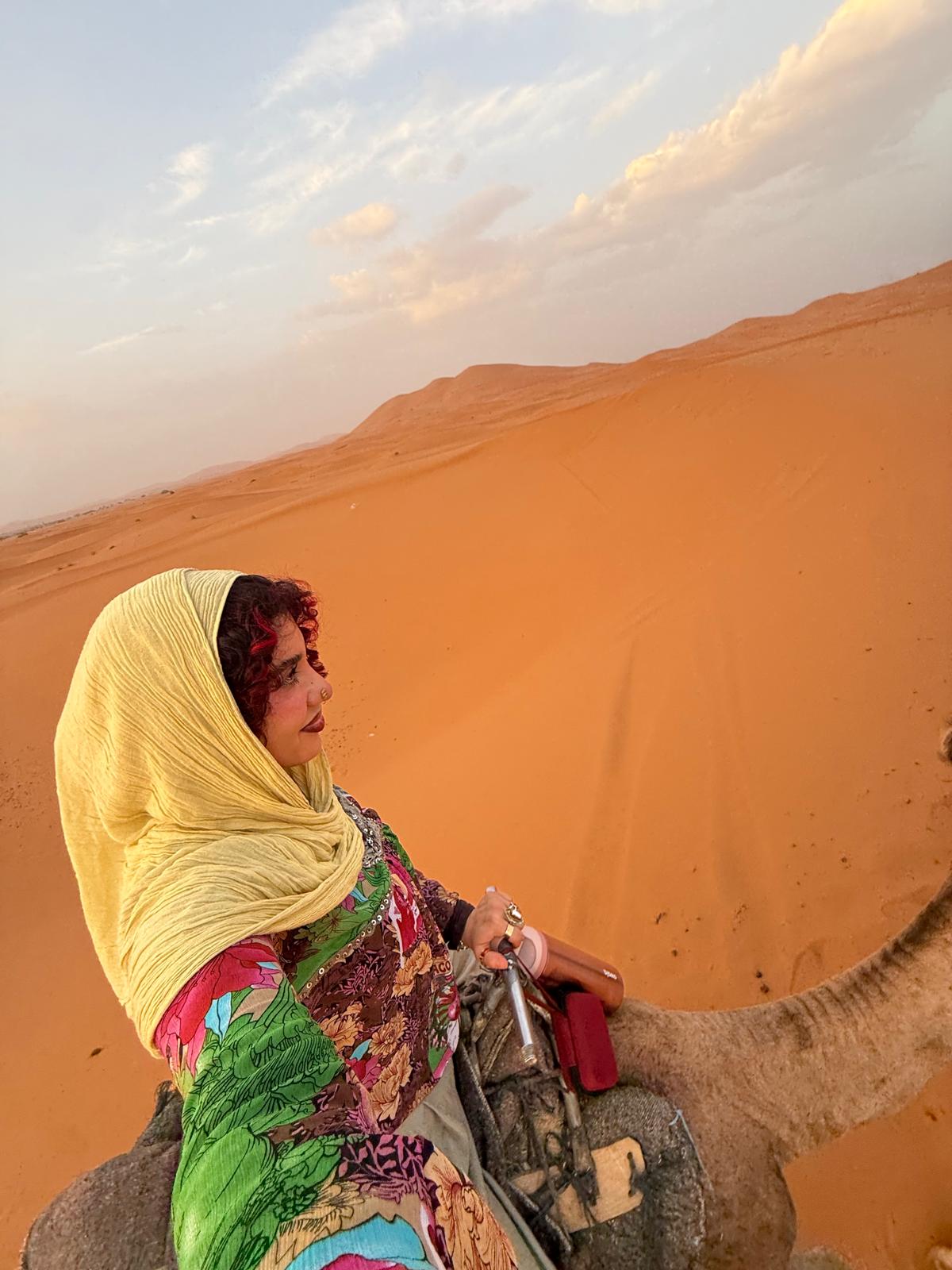 Merzouga desert sunset